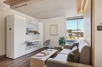 Ori expandable bed and pocket closet*